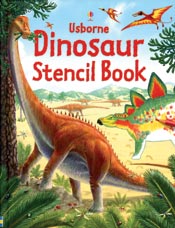 dinosaur stencil book