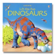 child dinosaur flap book