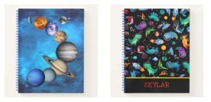 space theme notebooks