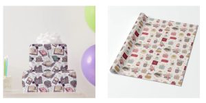 book lover customizable gift wrap wrapping paper