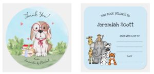 customizable love reading stickers